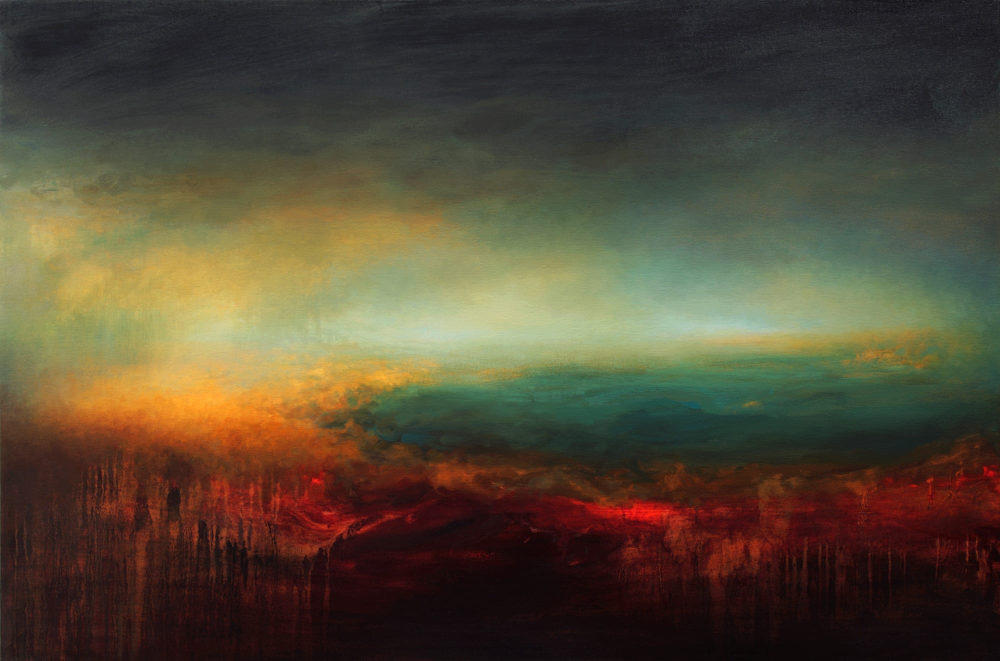 Modern art world. Samantha Keely Smith художник. Картины море абстракция Саманта Смит. Абстрактный пейзаж.