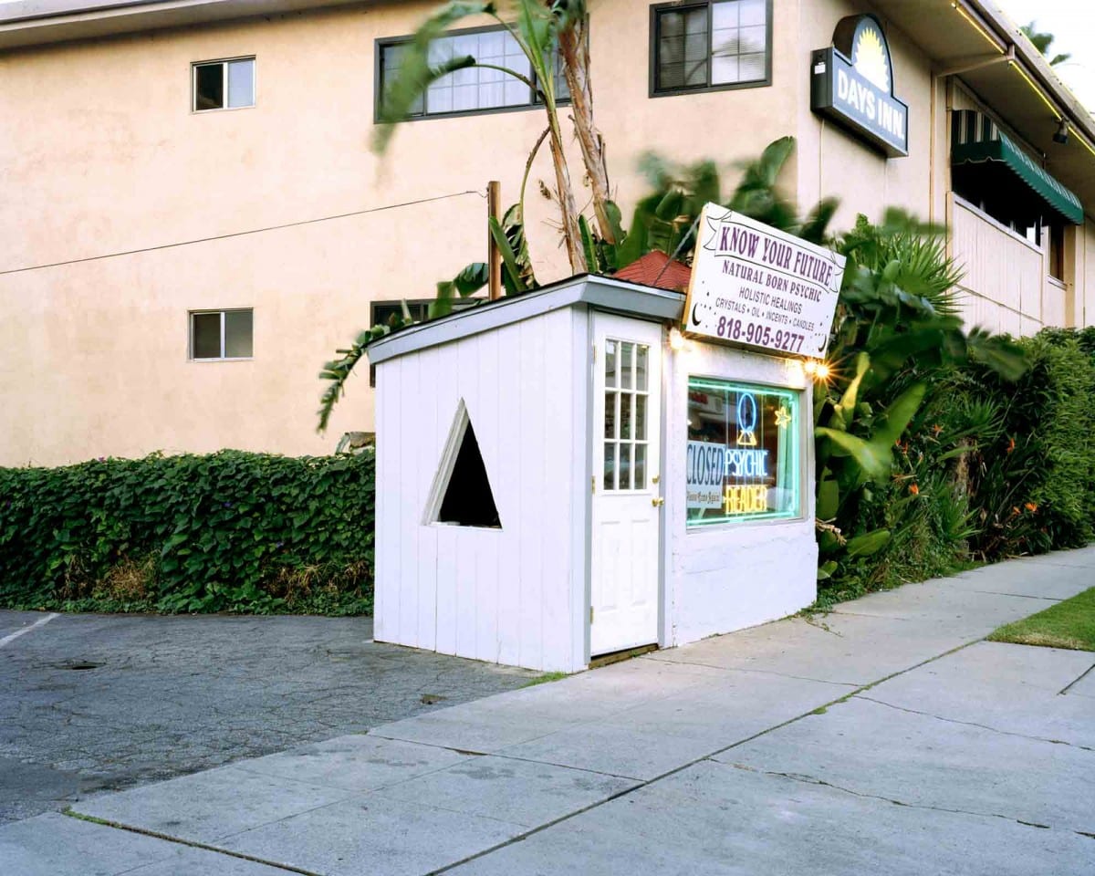 Lisa Anne Auerbach, Know Your Future, North Hollywood, CA (Small Business Series), 30” x 40”, C-print, 2003.