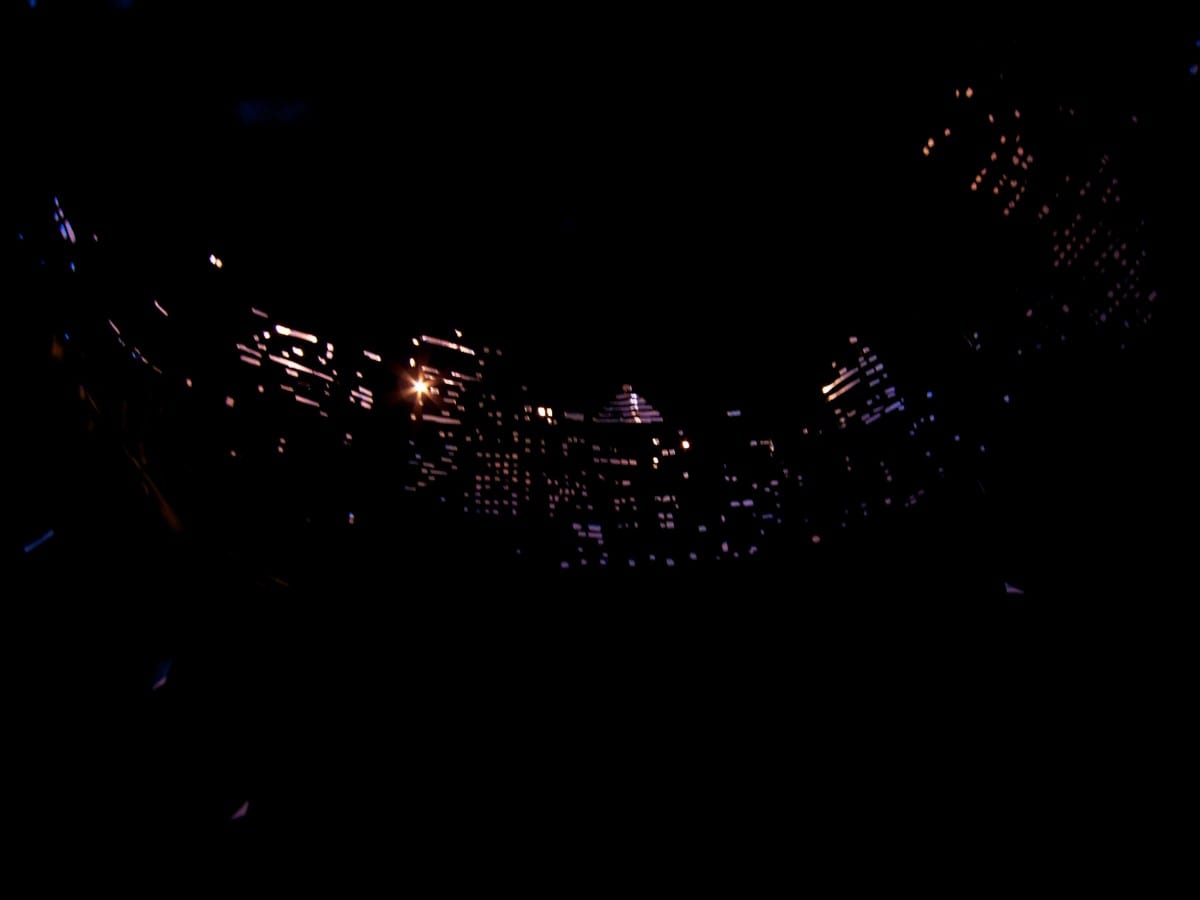 Constellations, Paper, glue & LED lights, 23” x 15”, April 2012.