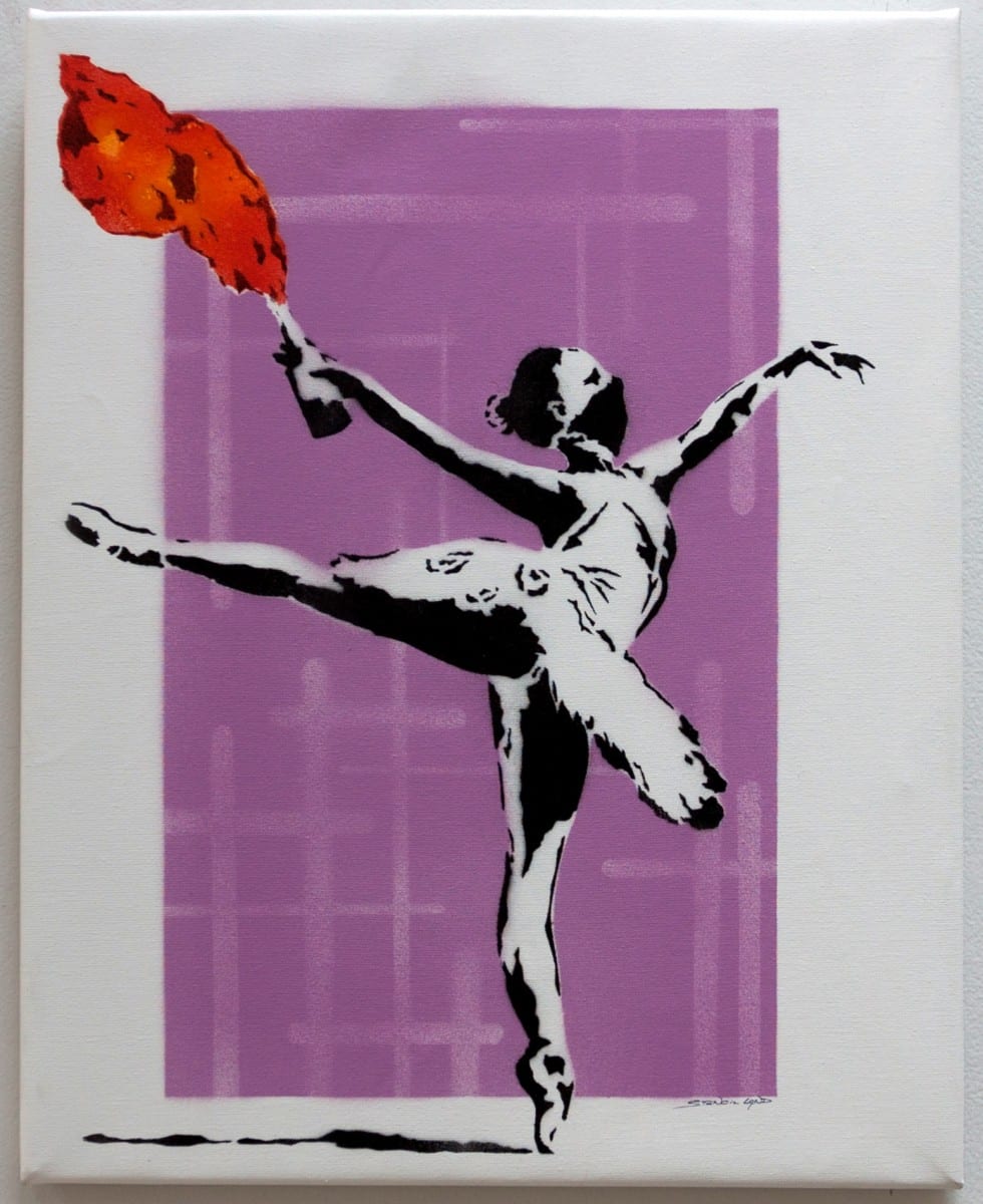 stencil land ballerina