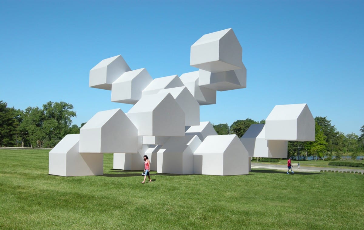 Michael Jantzen, Modular House, architectural rendering © of the artist