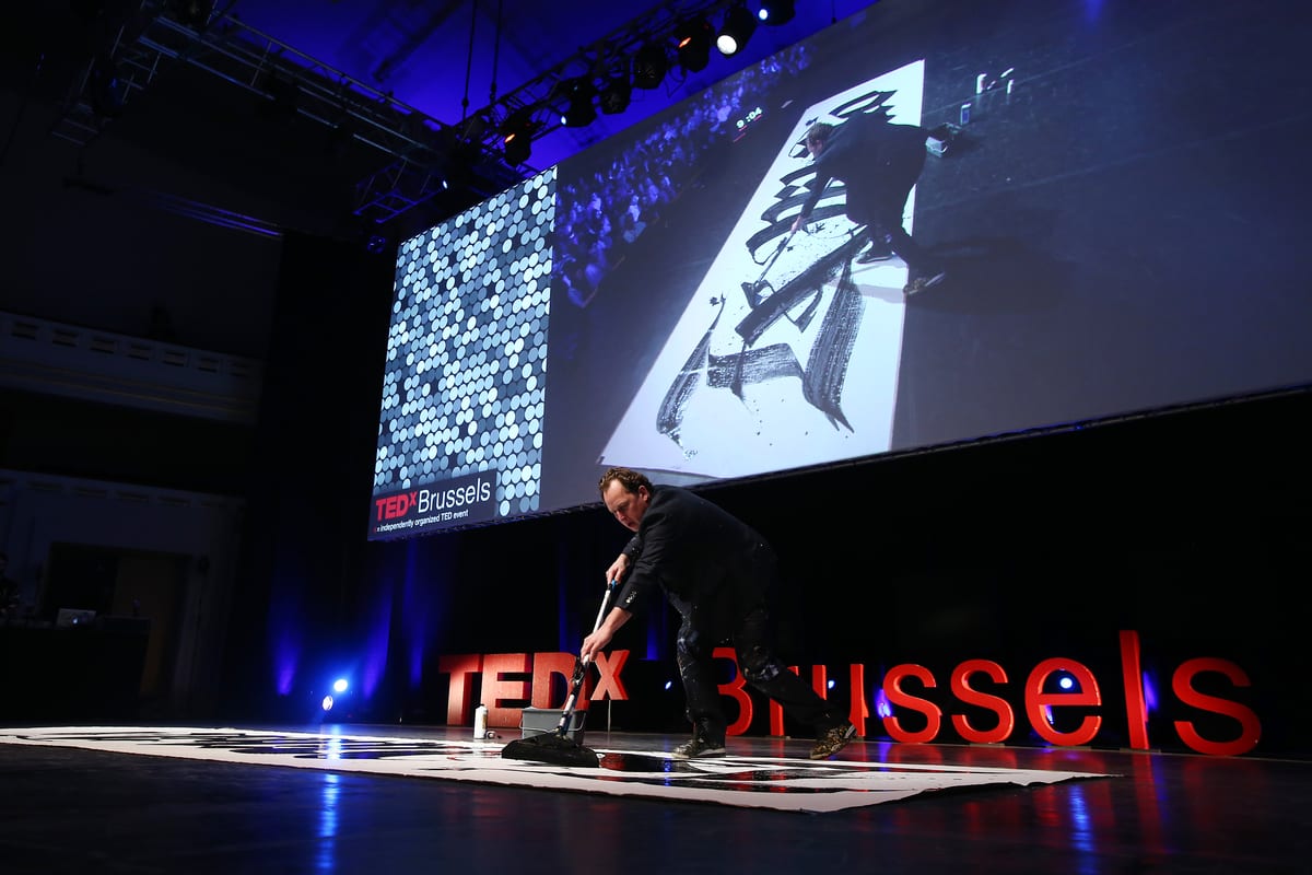 Neils 'Shoe' Meulman, Exnihilo, Session I, TEDX BRUSSELS 2013 - Belgium - Brussels, 28 October 2013 ©TEDx Brussels/Scorpix