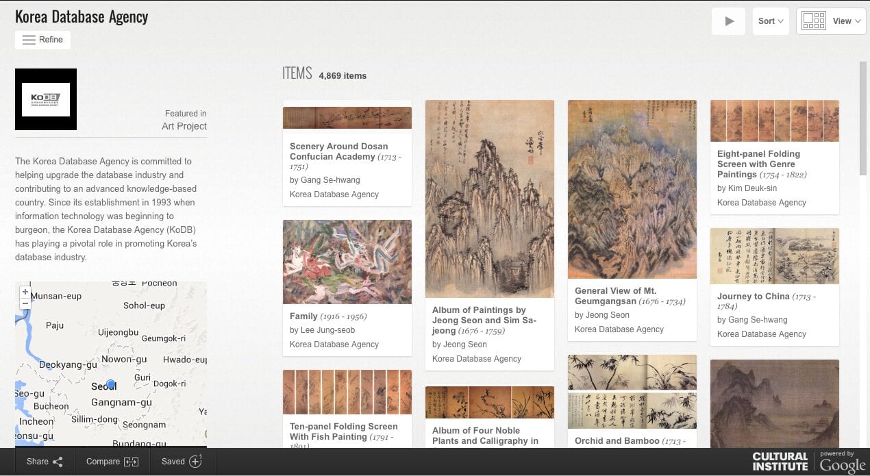 Google Cultural Institute: Art at Your Fingertips - Installation Magazine