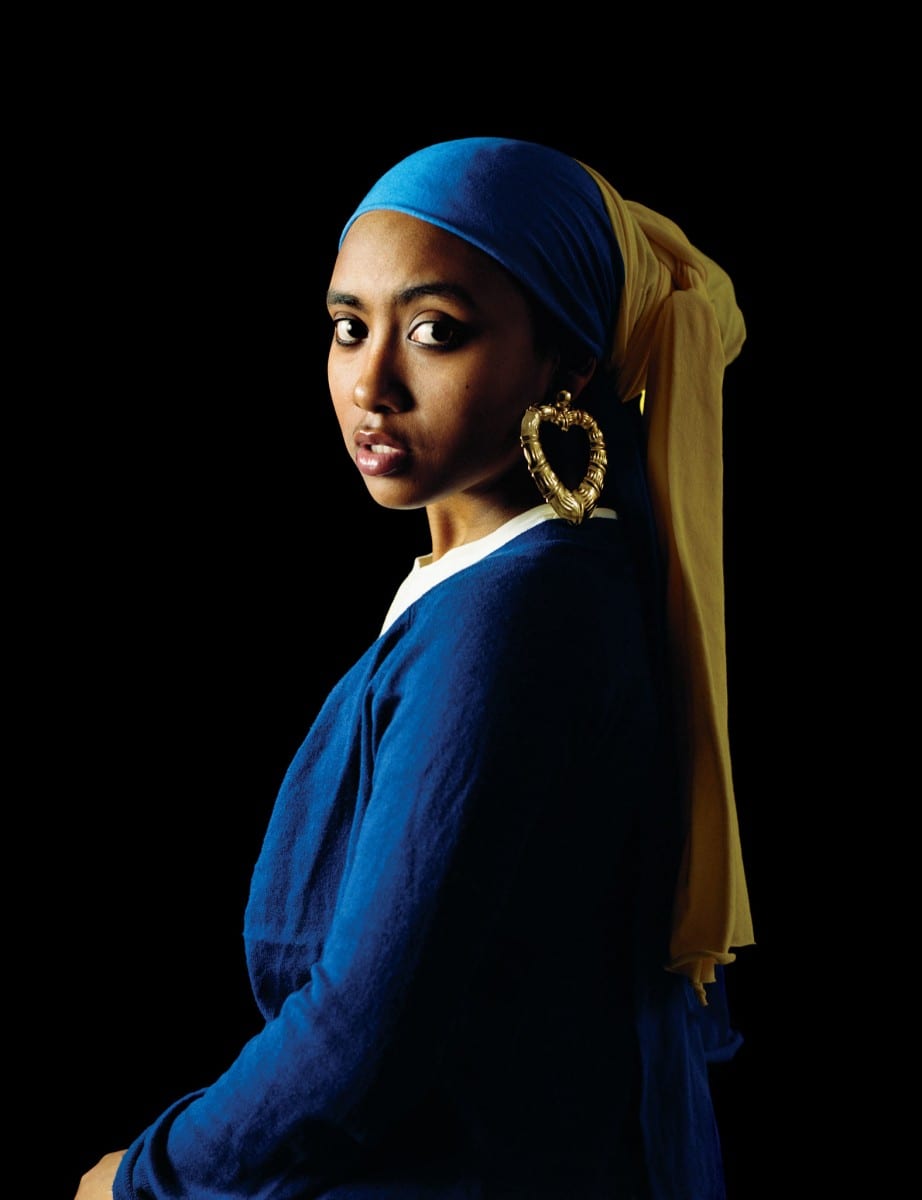 Girl with a Bamboo Earring, 2009, Digital Chromogenic print, 65" x 50", Edition of 5.