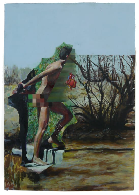 Jessica Kirkpatrick, The Arrest, oil, 24 x 16”